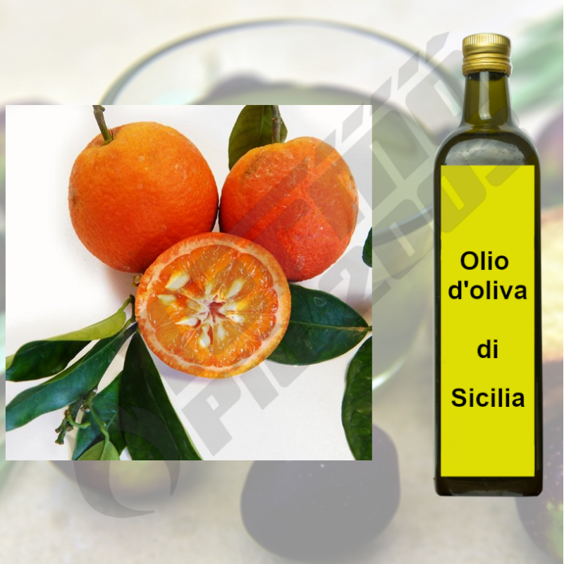 Cassetta Arance Vaniglia dolci fresche bio 10 kg + 750 ml olio d'oliva  sicilia