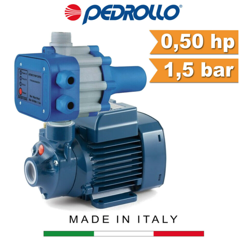 Pompa + presscontrol 1,5 bar 0,50 hp Pedrollo PKM60 autoclave elettropompa  acqua